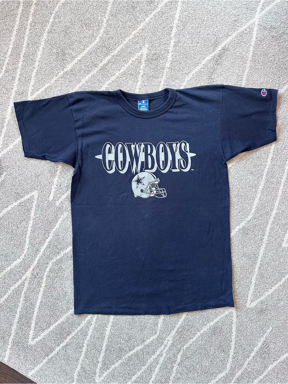 Champion Navy Blue Vintage Men’s Dallas Cowboys Tshirt